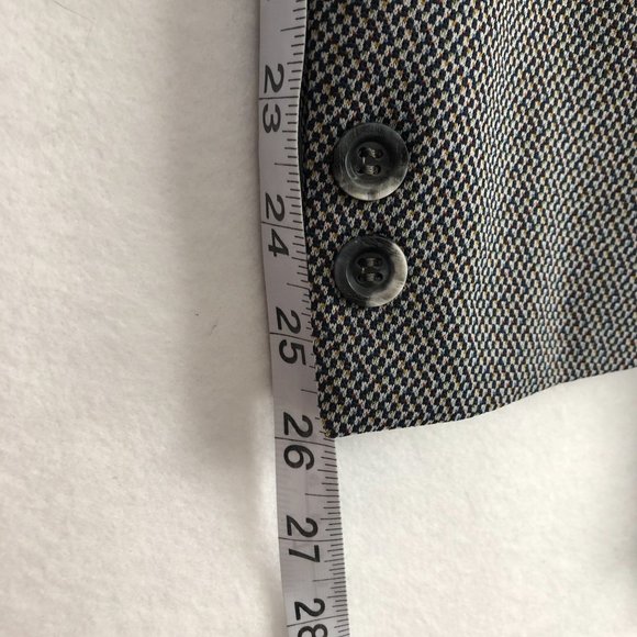 Curlee VTG Men's 38** Blue Grey Single Breasted Two-Button Western Sport Coat - Picture 7 of 12